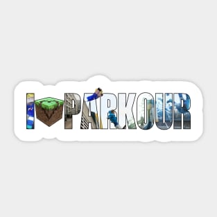 Inception - I Love Parkour Sticker